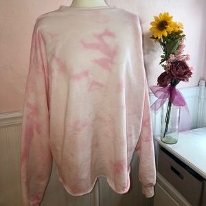 Tie dye crewneck sweatshirt